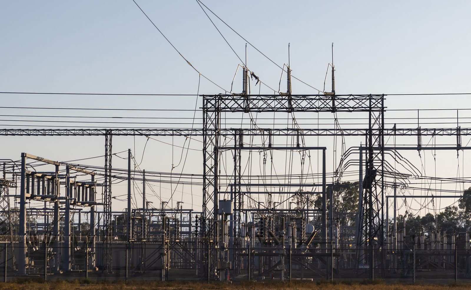 High-voltage electrical substation